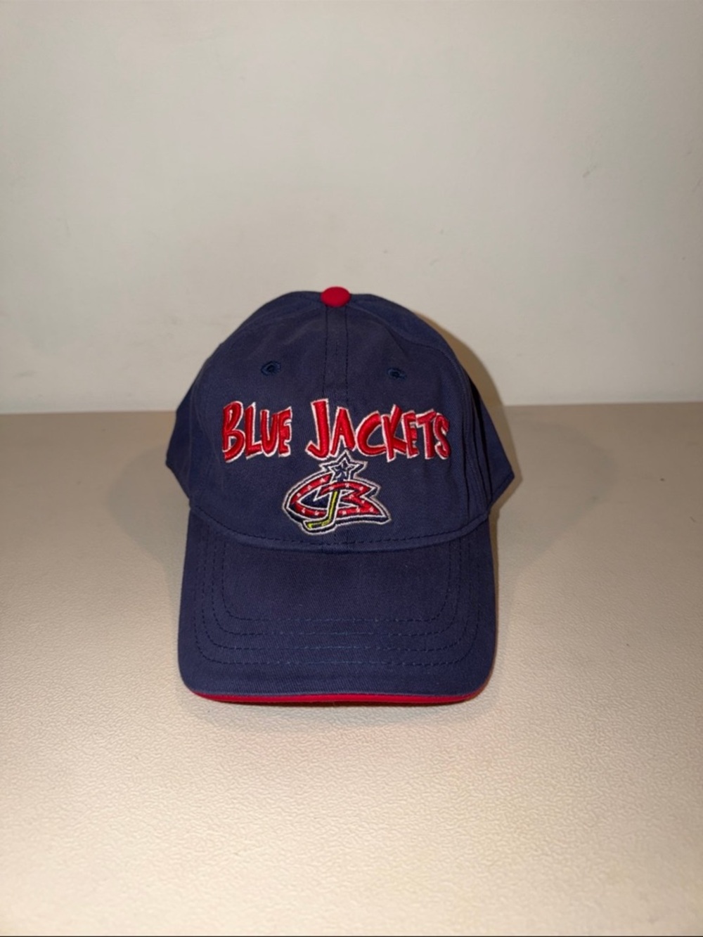 Columbus Blue Jackets Vintage Velcro Adjustable Hat (NWTS)